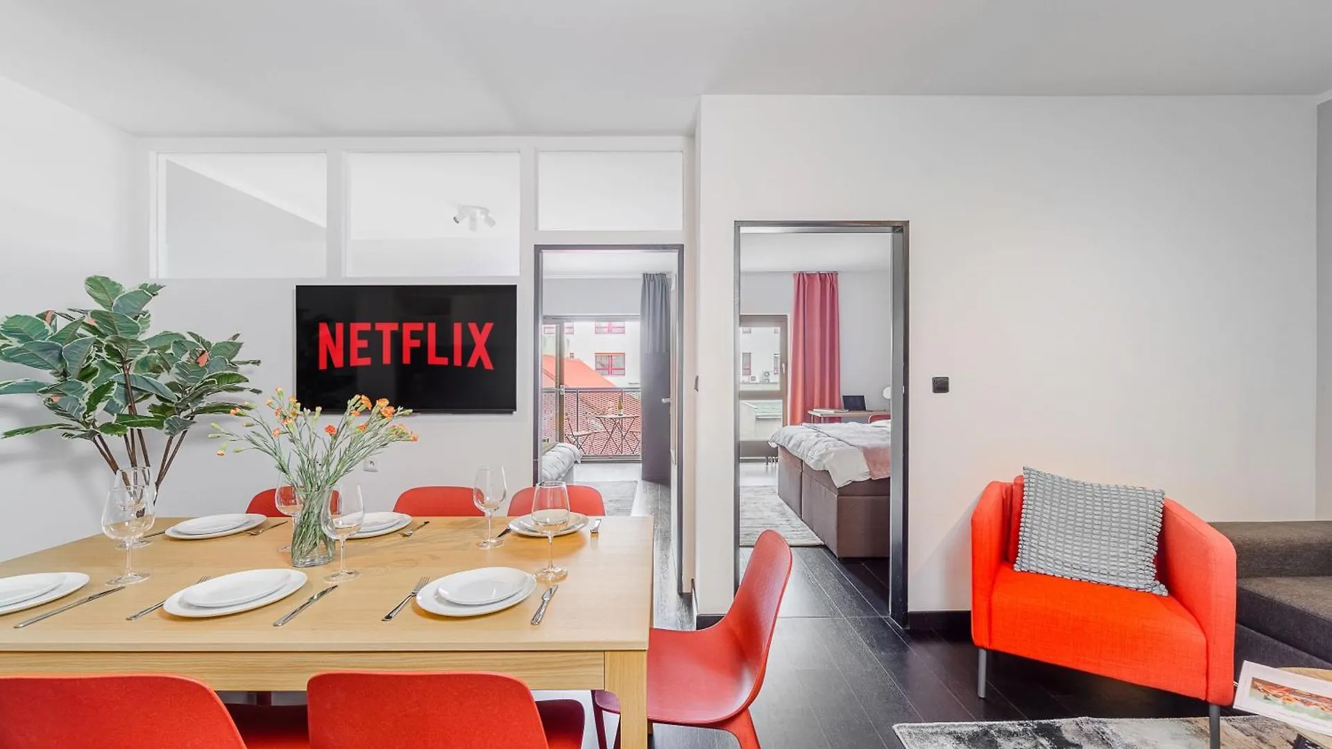 Deluxe Apartments With Balcony Near Center Prague Czech Republic